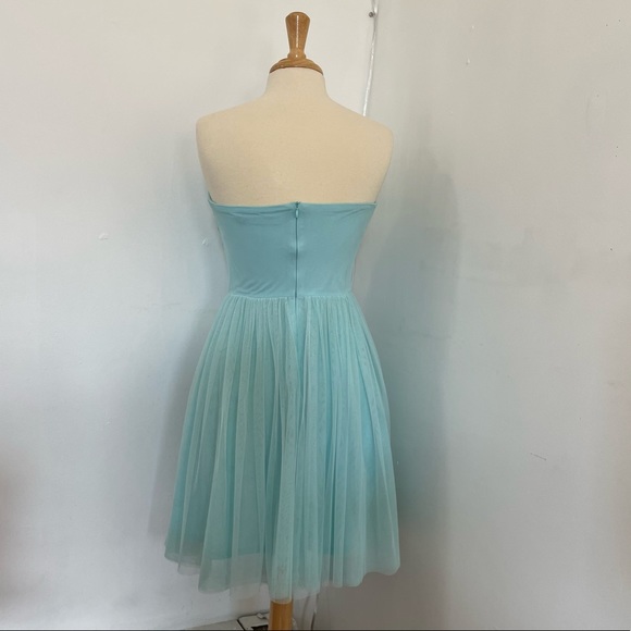 Ark & Co. Strapless Blue Tulle Princess Dress Size M - Picture 3 of 7